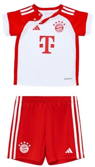 Kit infantil I Bayern de Munique 2023 2024 Adidas oficial